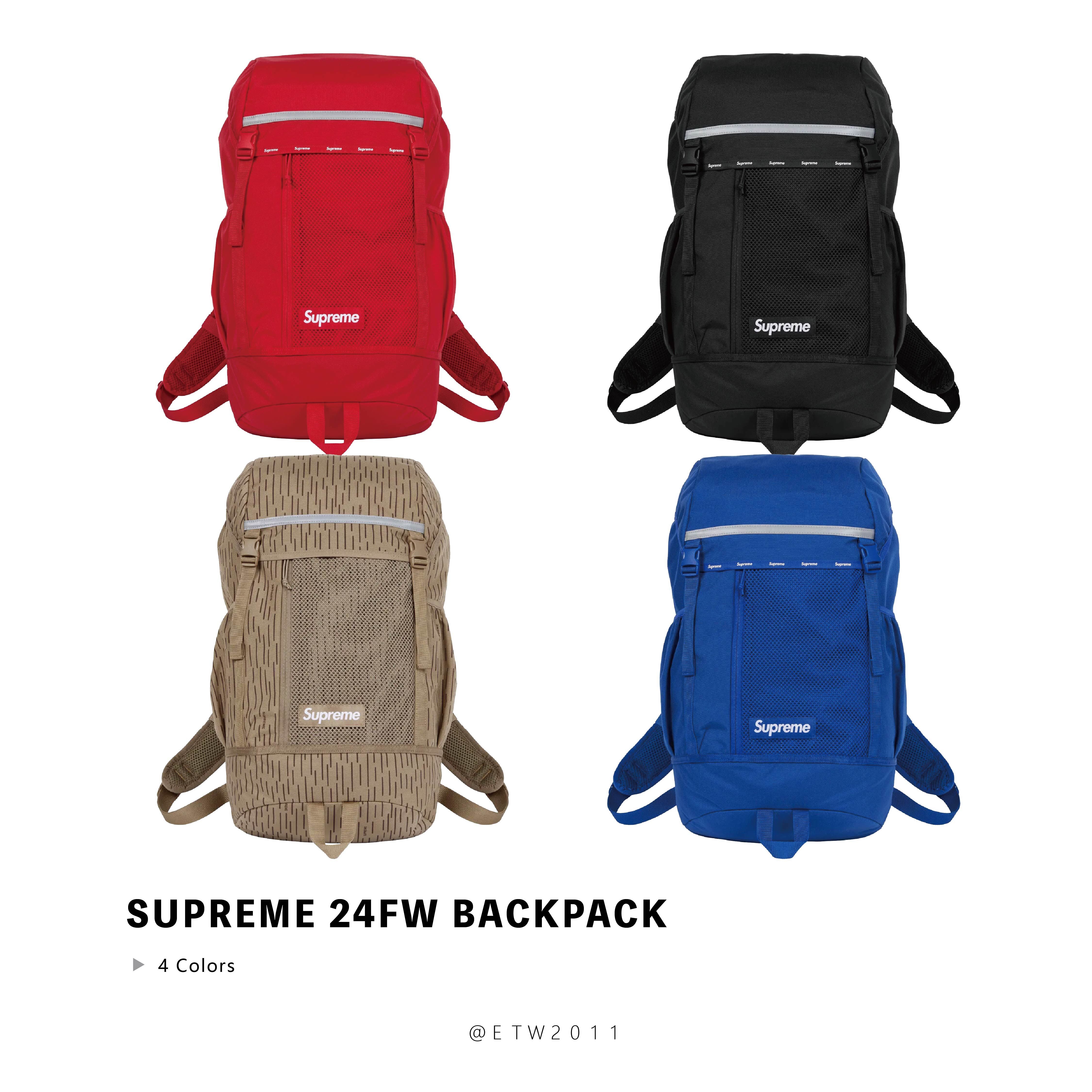 ☆ETW☆【EASY TO WEAR】SUPREME 57TH 24FW Backpack 背包 後背包 反光 防水 24L