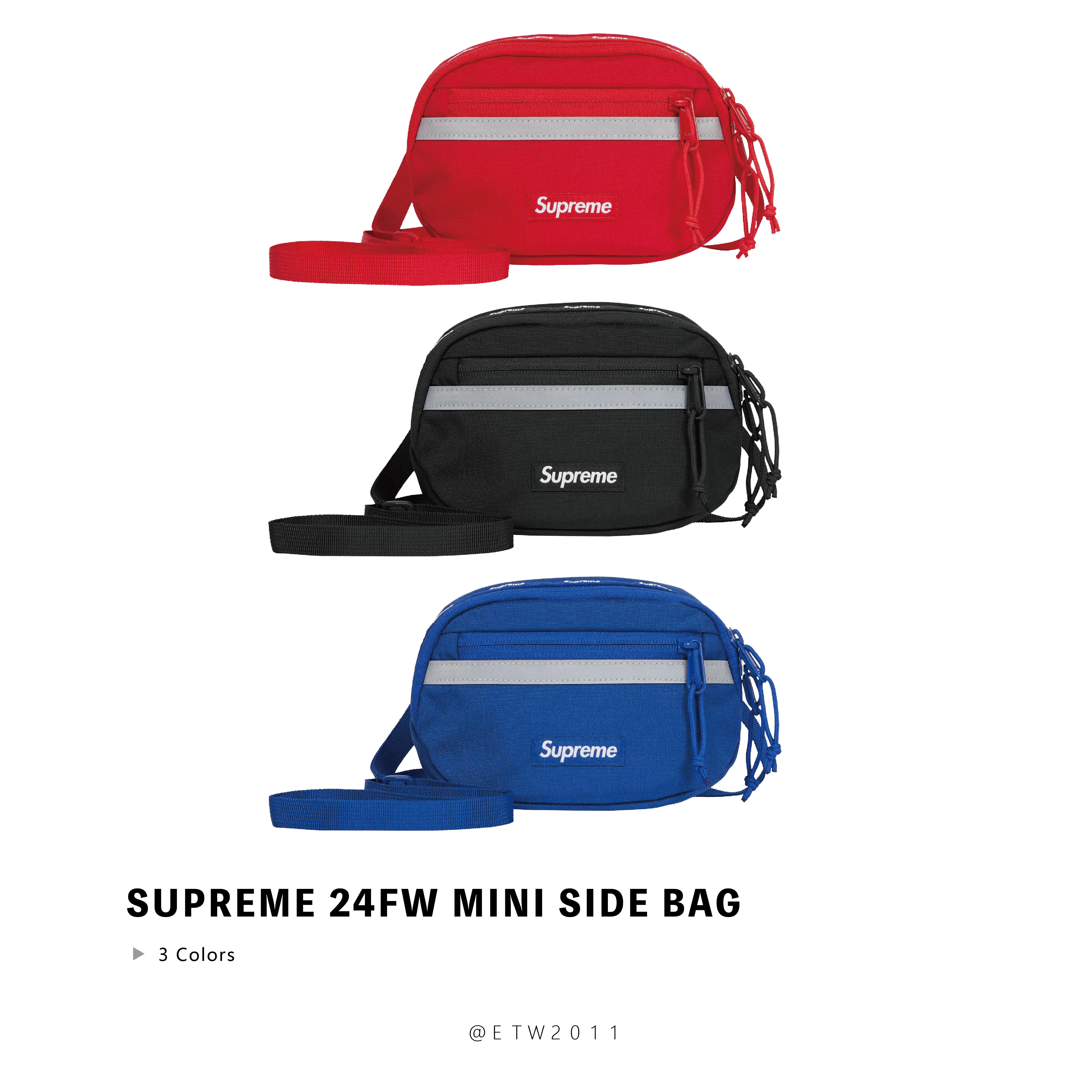 ☆ETW☆【台中店】SUPREME 57TH 24FW Mini Side Bag 小包手提包收納包防水