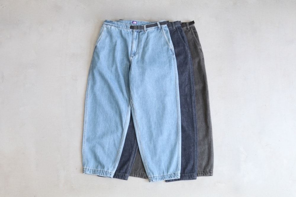 日本TNF 紫標 Denim Wide Tapered Field Pants｜FC068