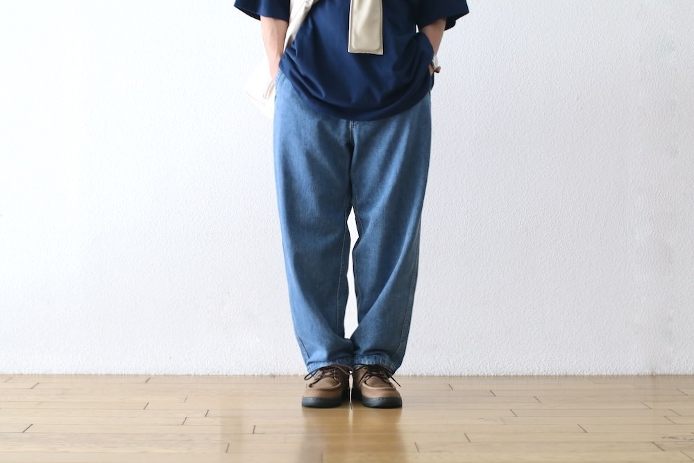 日本TNF 紫標 Denim Wide Tapered Field Pants｜FC068