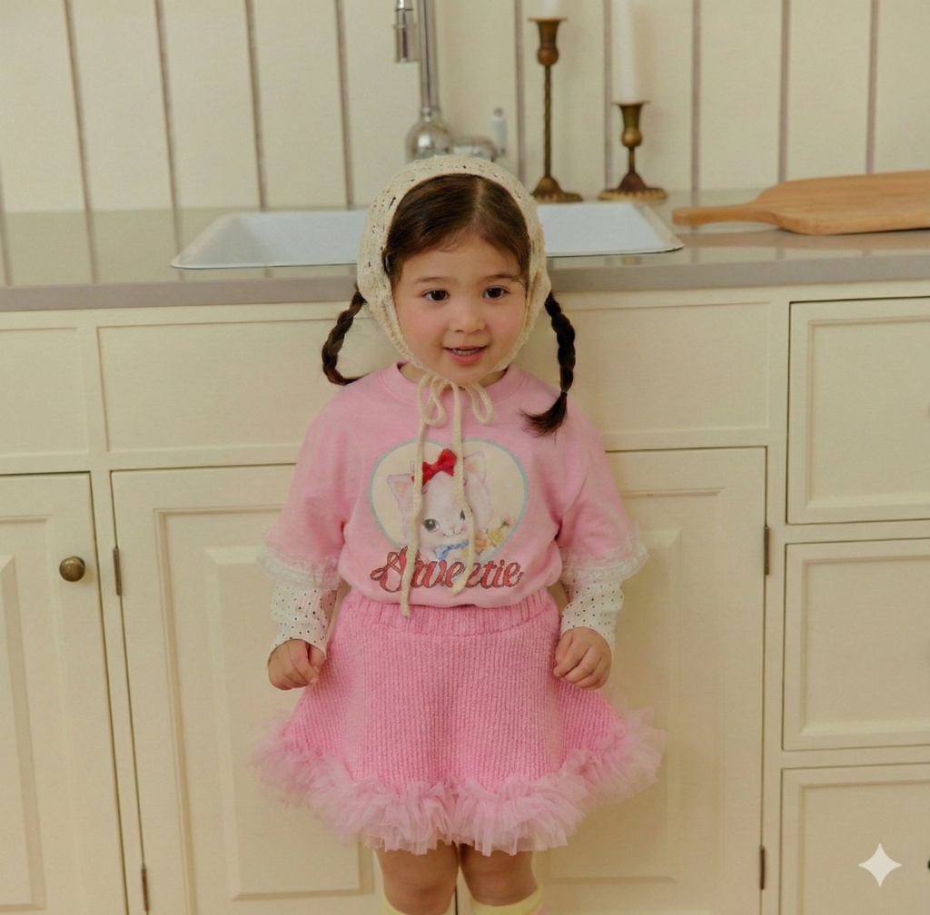 正韓春SERA 閃亮小貓假兩件上衣