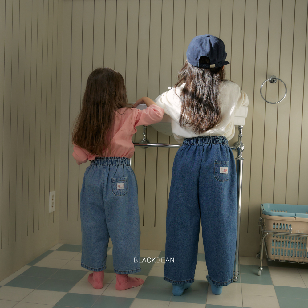 90-120 日常直筒牛仔褲 2色