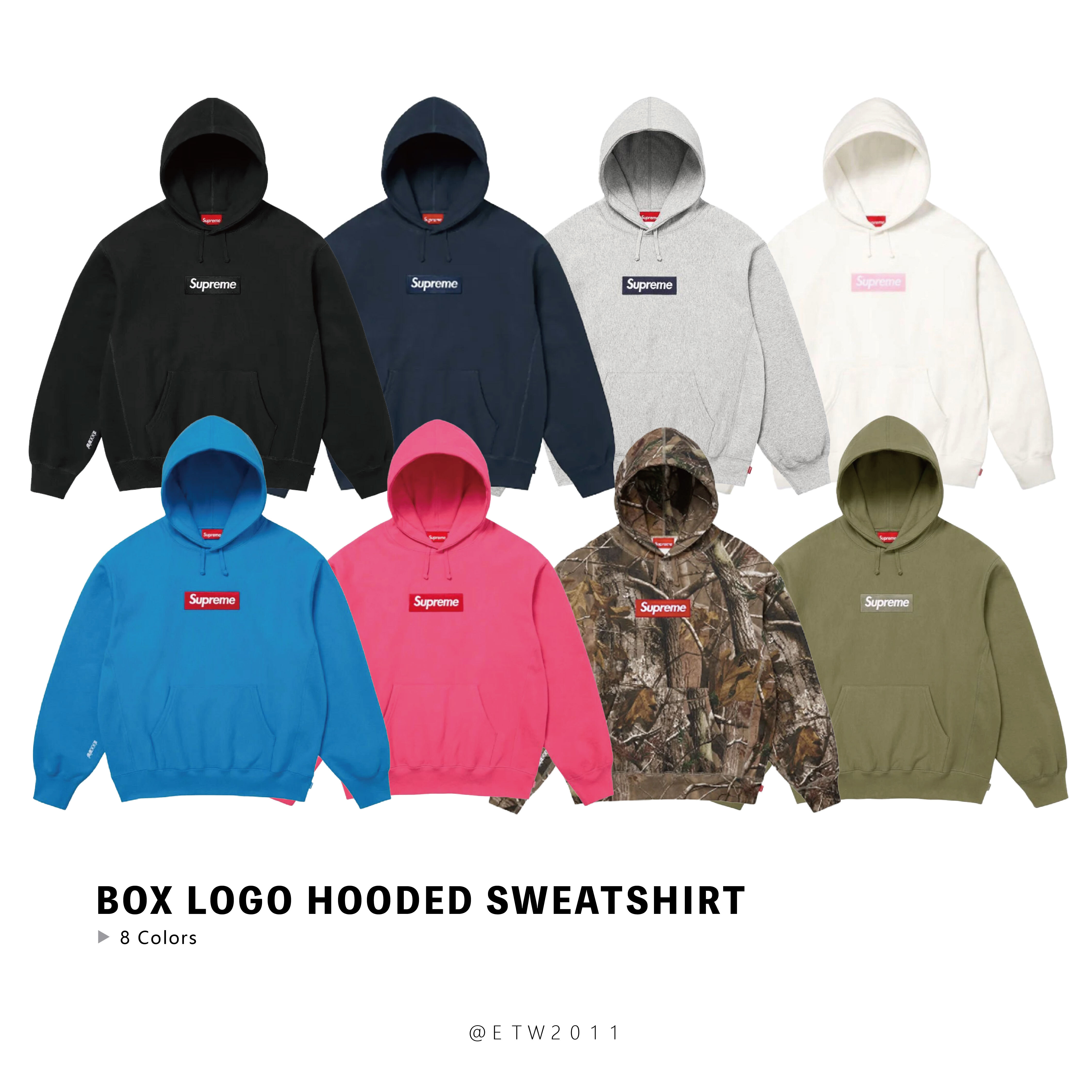 ☆ETW☆【EASY TO WEAR】Supreme 25FW Box Logo Hooded Sweatshirt 帽T 長袖 秋冬 連帽