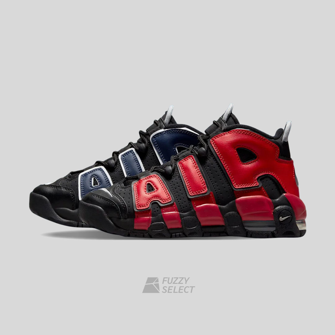 【逢甲 FUZZY】Nike Air More Uptempo 黑紅藍 陰陽 鴛鴦 大AIR DM0017-001