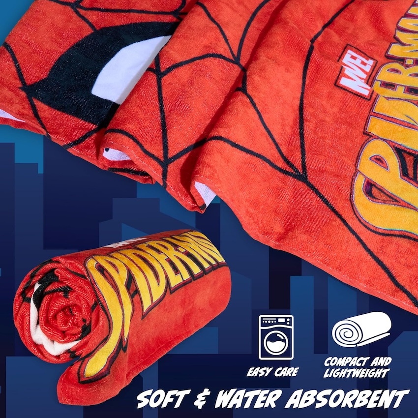 美國 SpiderMan 超柔軟棉質浴巾