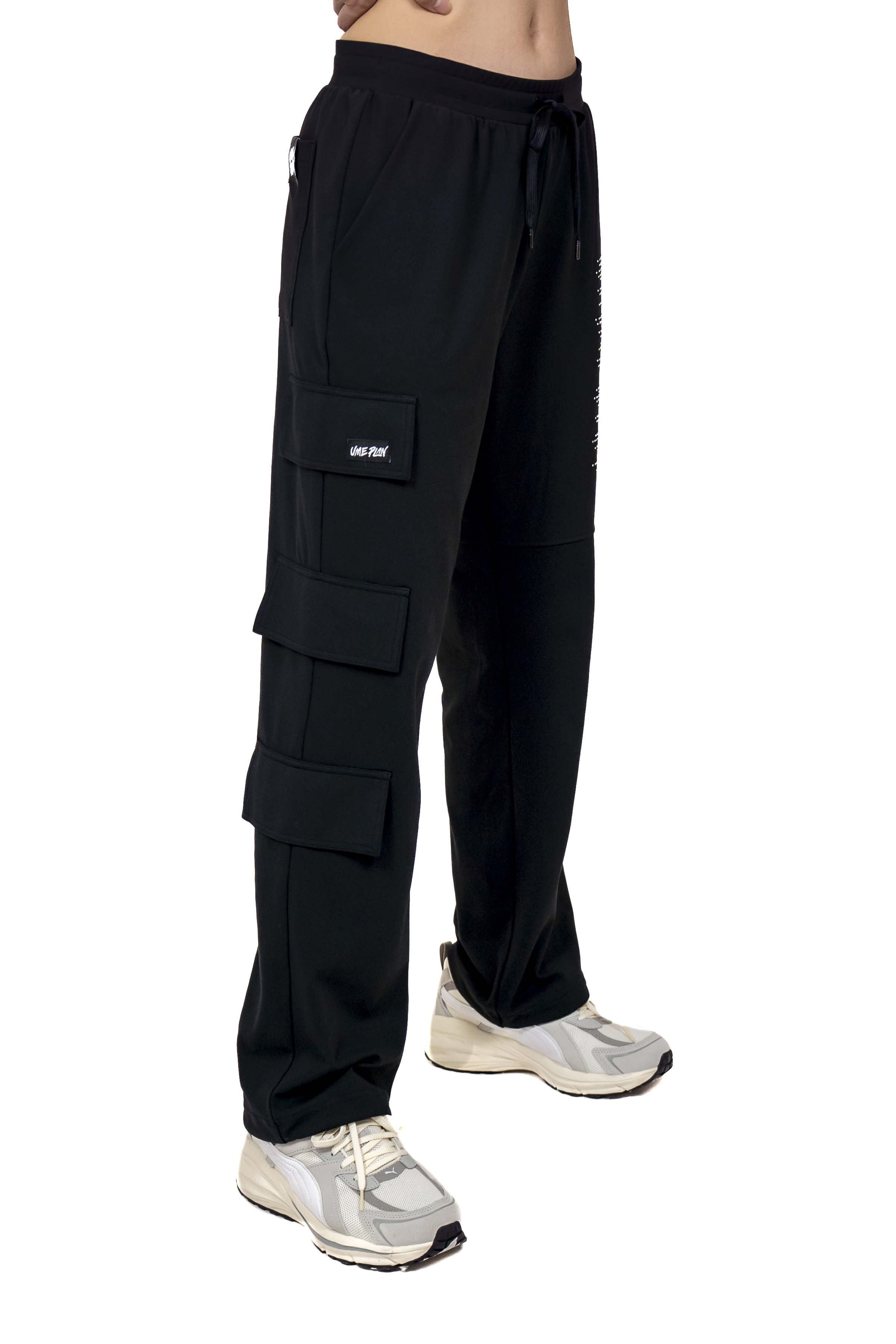 鋁鑽多袋造型直筒褲