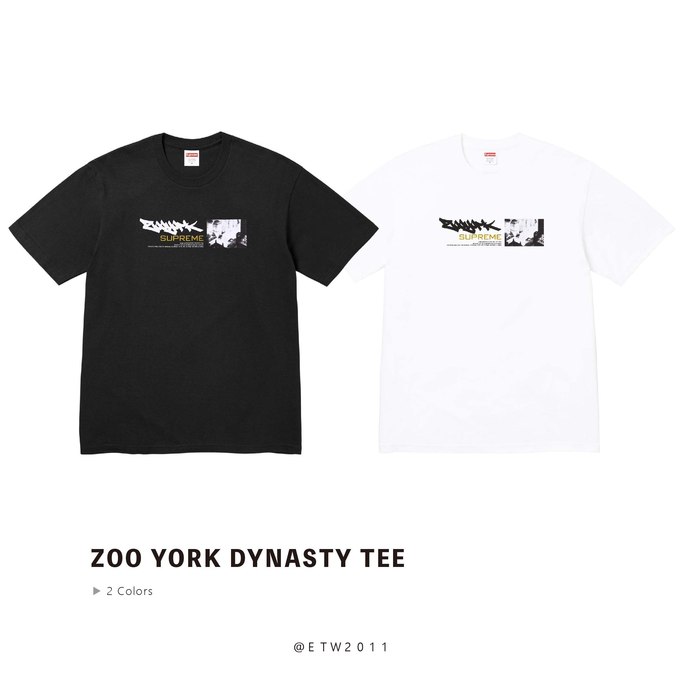 ☆ETW☆【EASY TO WEAR】Supreme 25SS Zoo York Dynasty Tee 短袖 短TEE 短T