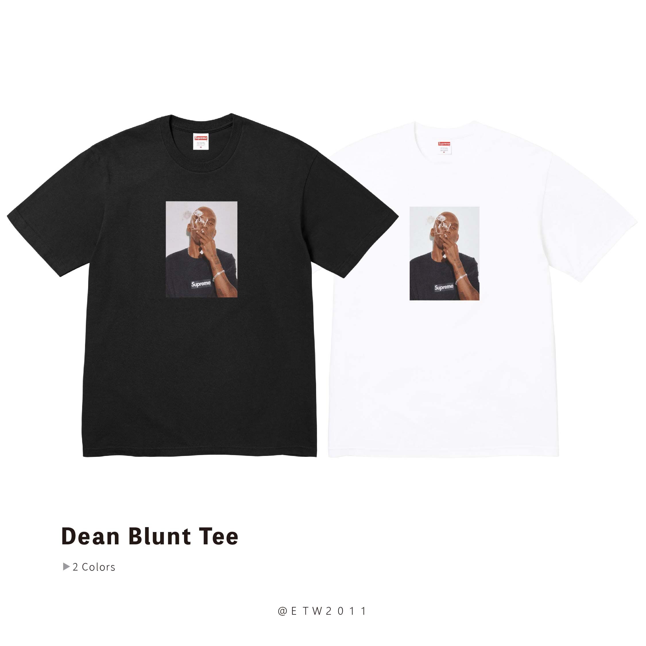 ☆ETW☆【EASY TO WEAR】Supreme 25SS Dean Blunt Tee 黑人 煙霧 Box Logo 短T 短袖