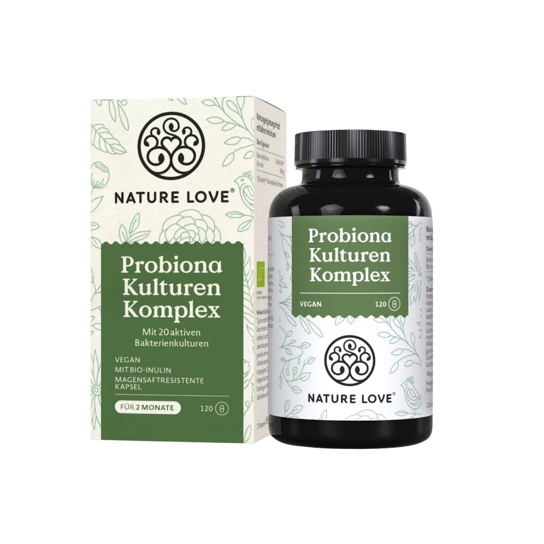 Nature Love 德國自然之愛 純素有機複合腸道益生菌120粒