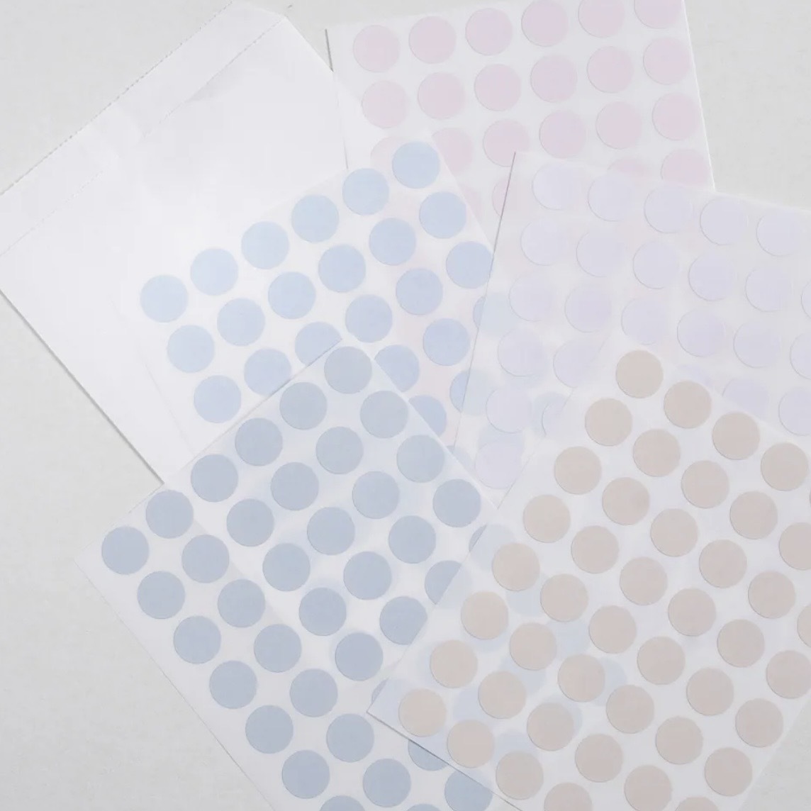 1.5cm 紙質擬真小圓貼紙 225枚 ｜1/1工作室