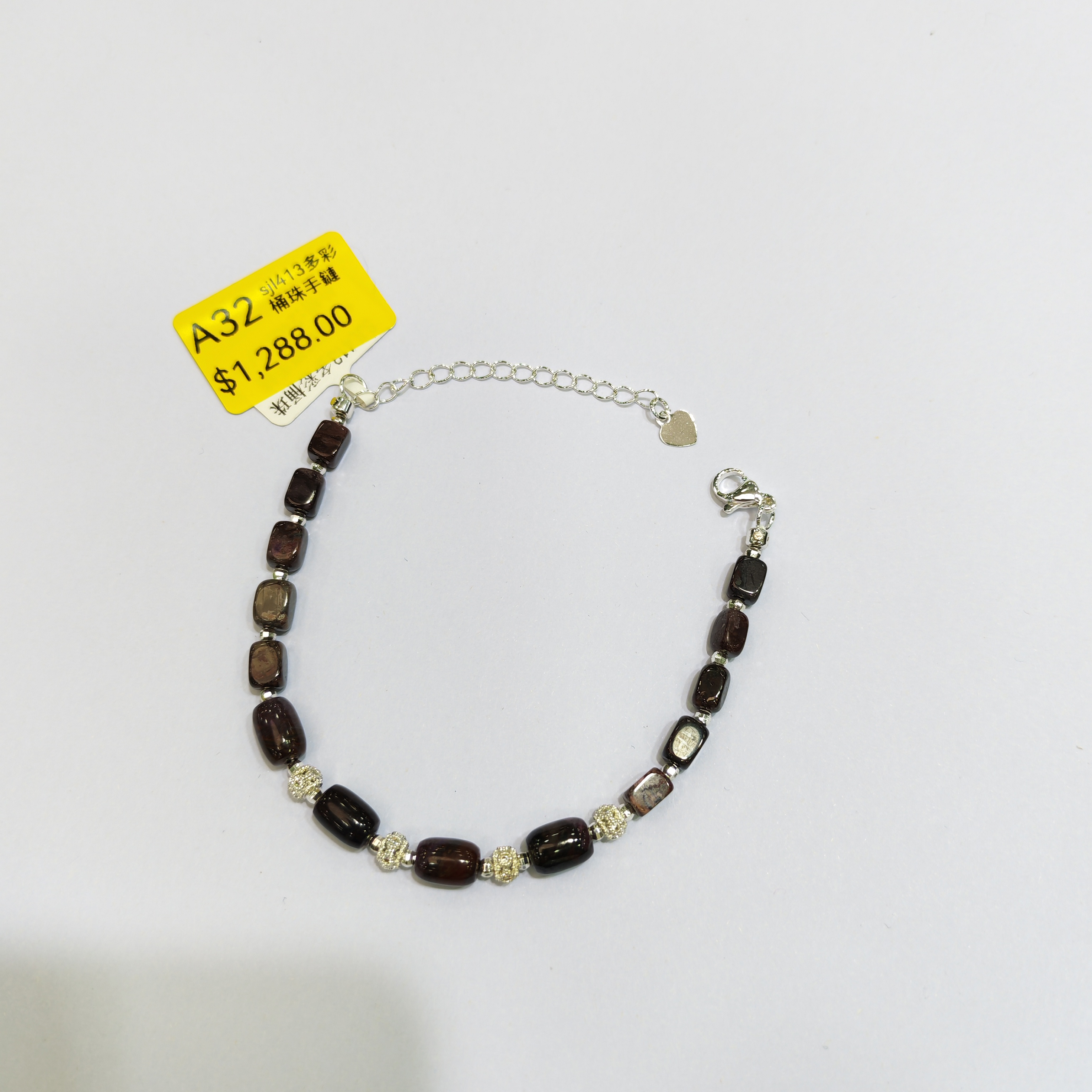 0120GZ32-舒俱來SU-sjl413多彩桶珠手鏈（A32）