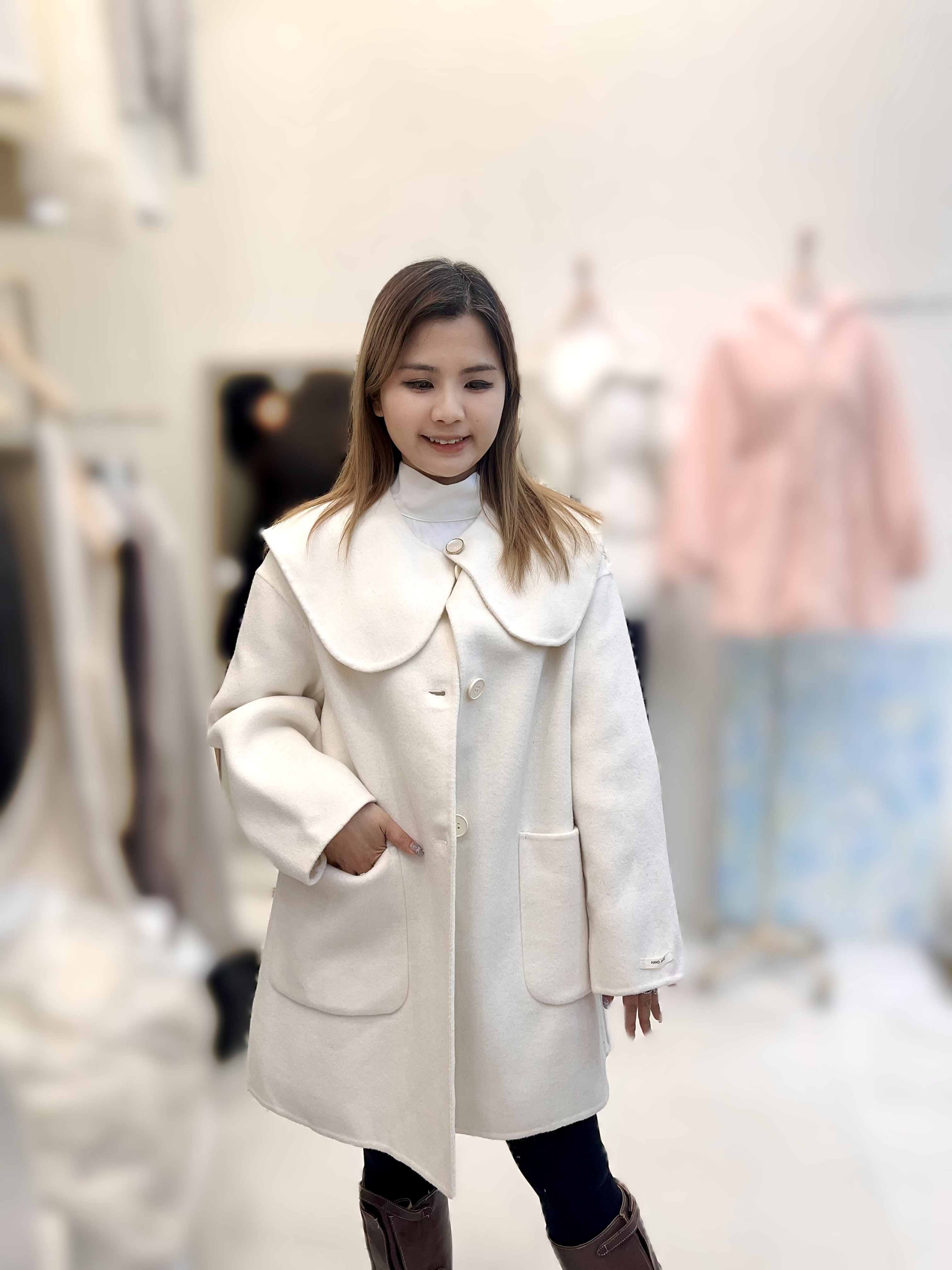 (現貨)SY46    HAND MADE 胸46長 30.5 $1899 [一口價] 100 %羊毛