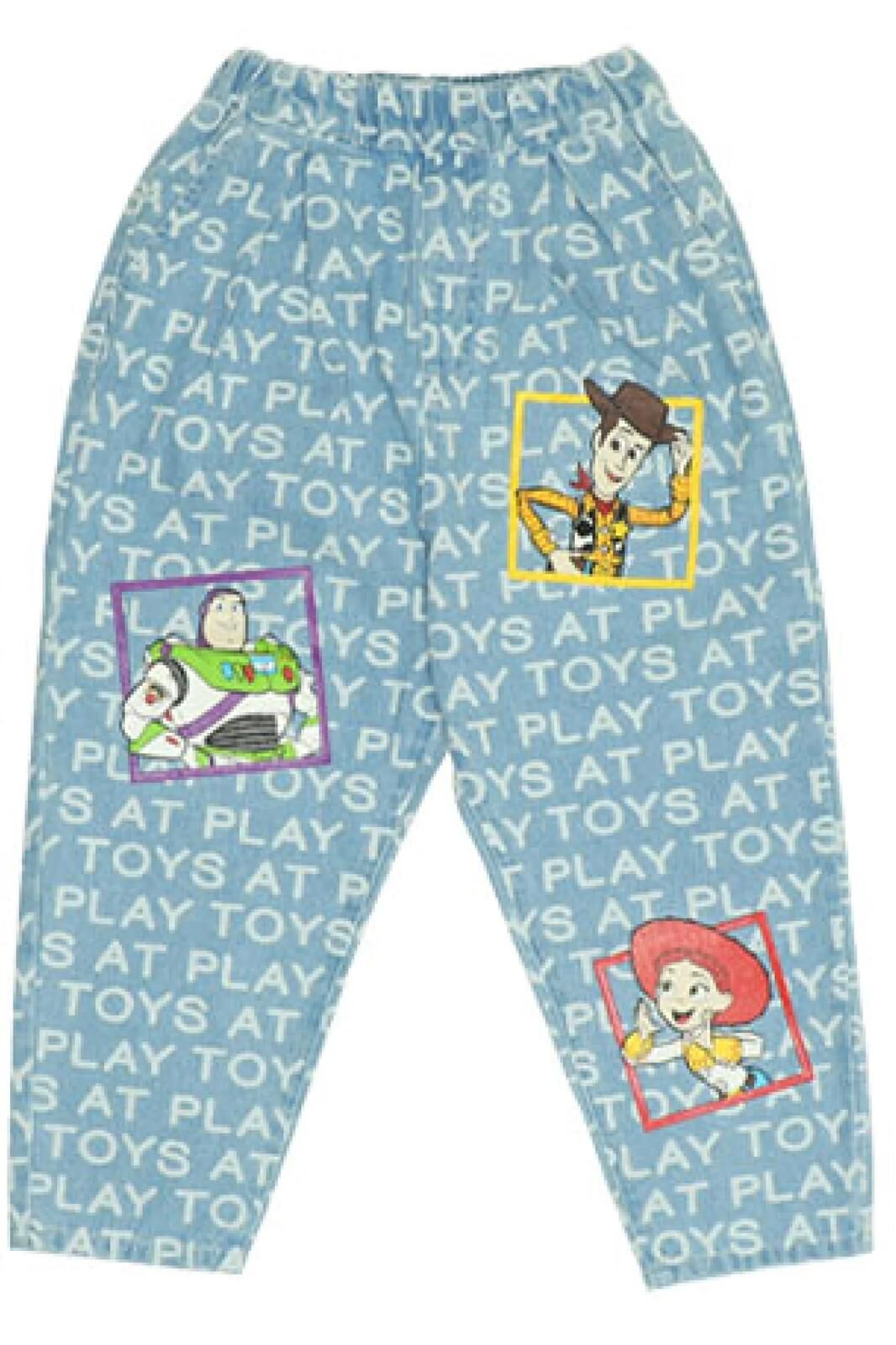 (現貨) 🇯🇵100%日本直送 Toy Story Woody 3眼仔 Buzz巴斯 翠斯 牛仔褲 Size120