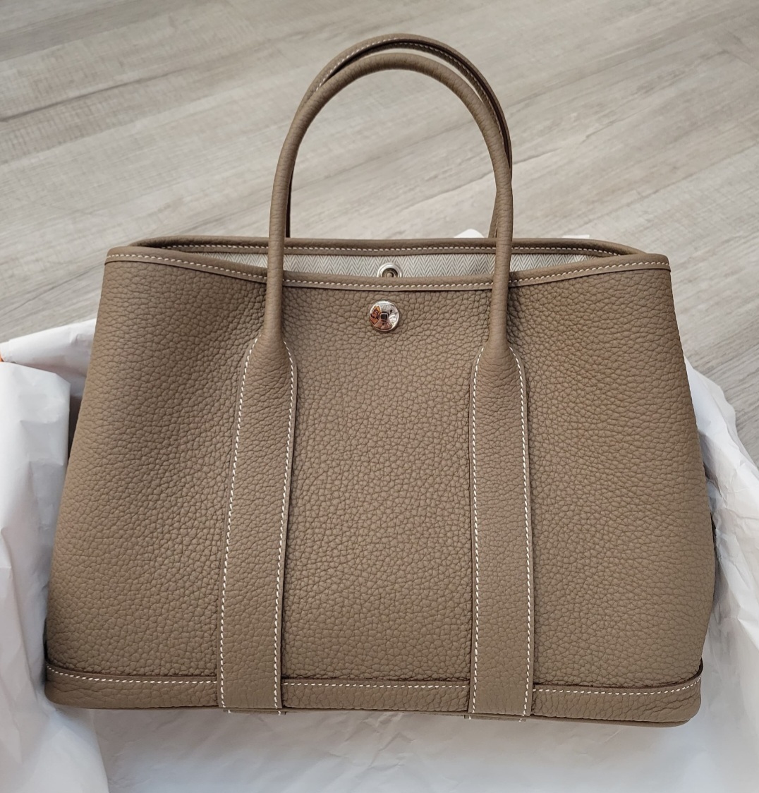 HERMES Garden Party 30 etoupe CK 大象灰