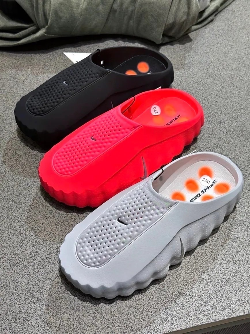 【Luxury】NIKE mnid 001 黑科技 超火腳底按摩造型拖鞋 三色可選 發售即完售