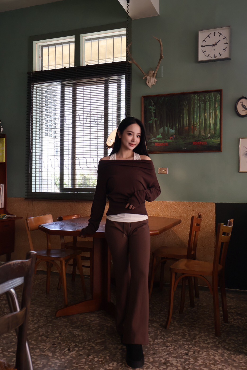 F213抽繩喇叭棉褲