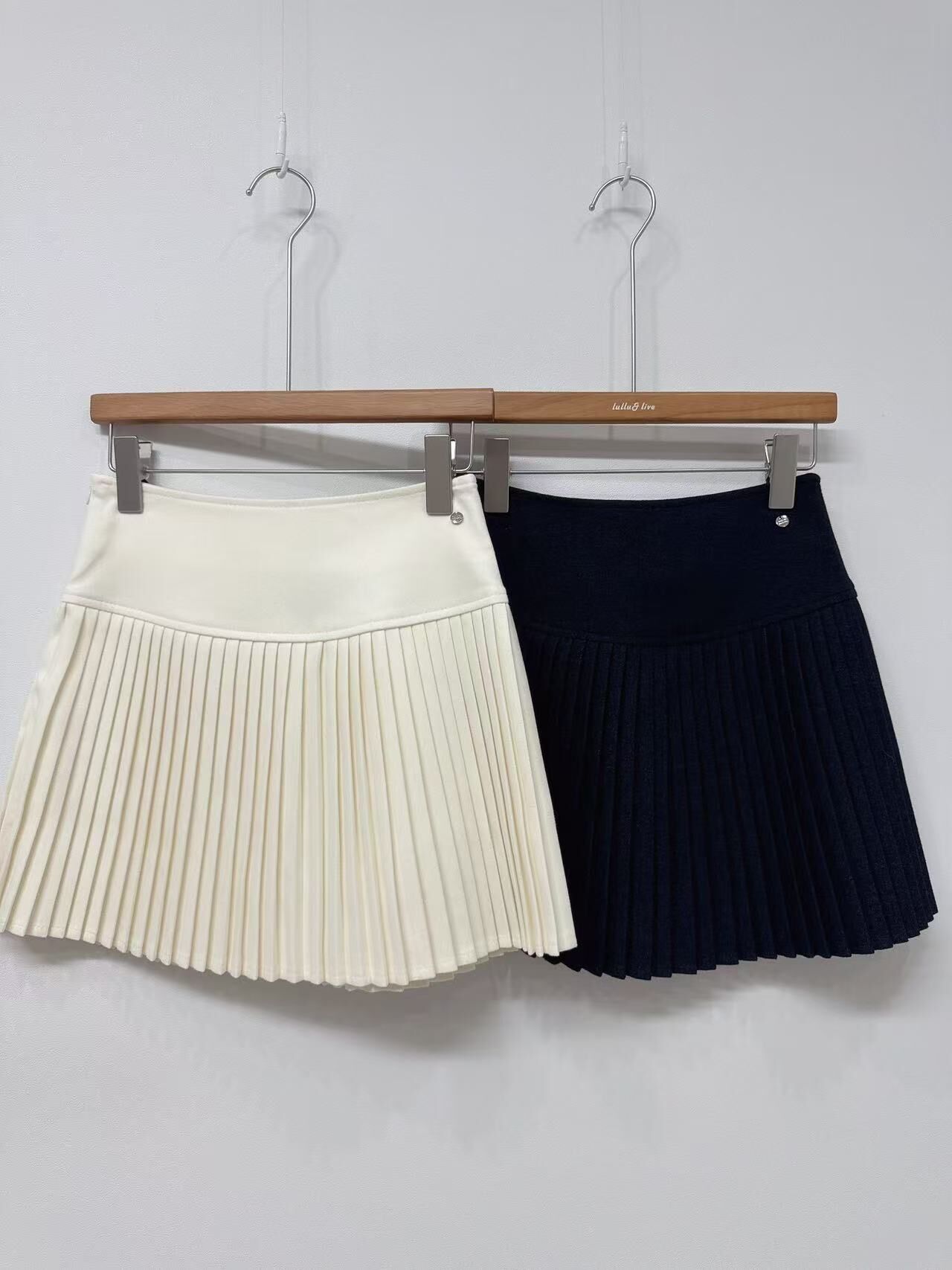 LU5432 風琴百褶高腰小短裙 *特價* (優惠碼同充值購物金不適用)