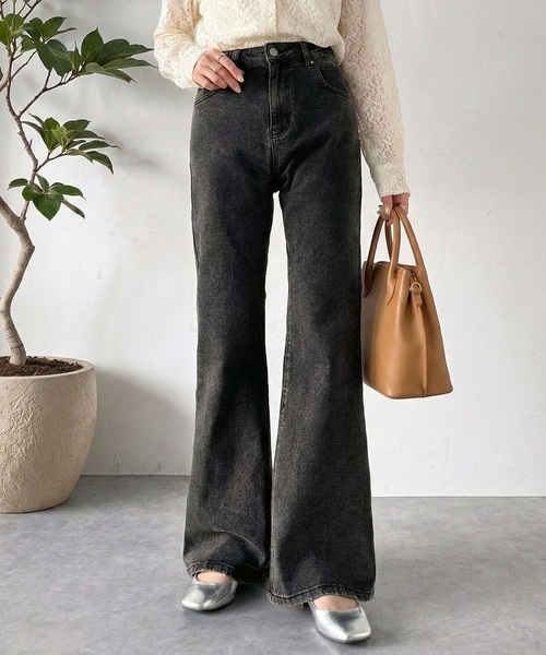 日本🇯🇵連線 Classical Elf 復古修身彈性牛仔喇叭褲 牛仔褲 直筒褲 寬褲 喇叭褲 落地褲 長褲 3色(任買兩件711免運)/預購