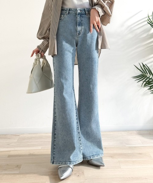 日本🇯🇵連線 Classical Elf 復古修身彈性牛仔喇叭褲 牛仔褲 直筒褲 寬褲 喇叭褲 落地褲 長褲 3色(任買兩件711免運)/預購