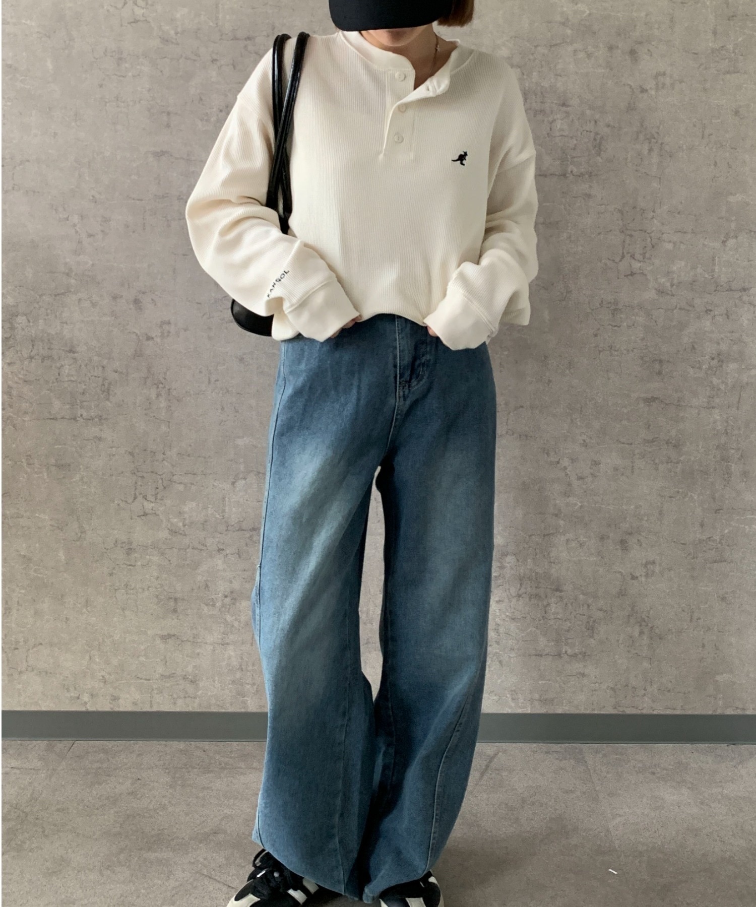 [現貨] KANGOL / Waffle Long T-Shirt