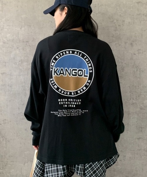 KANGOL / Waffle Long T-Shirt