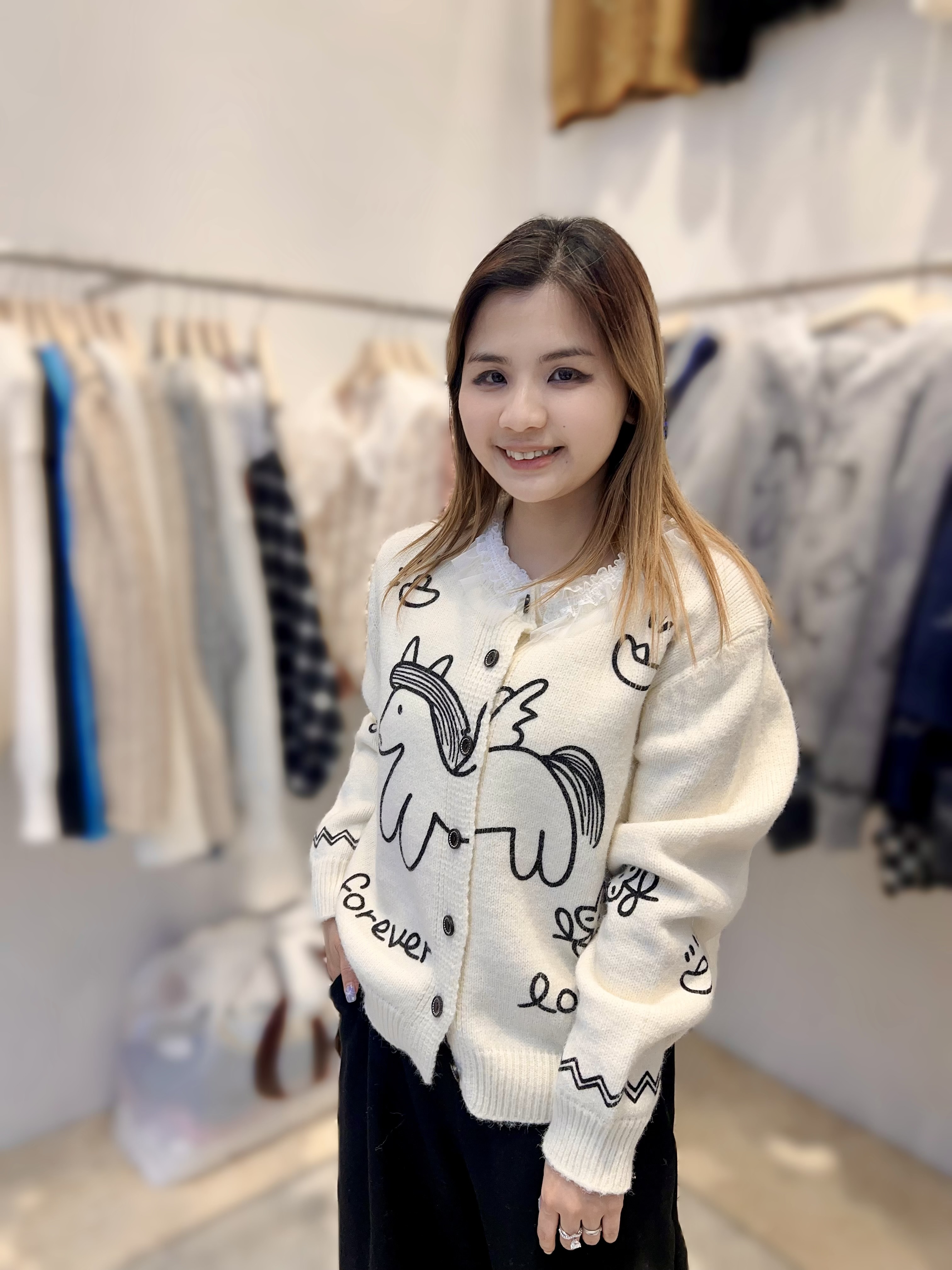 AE18   5% 羊毛 胸40 長23 $459 (一口價)