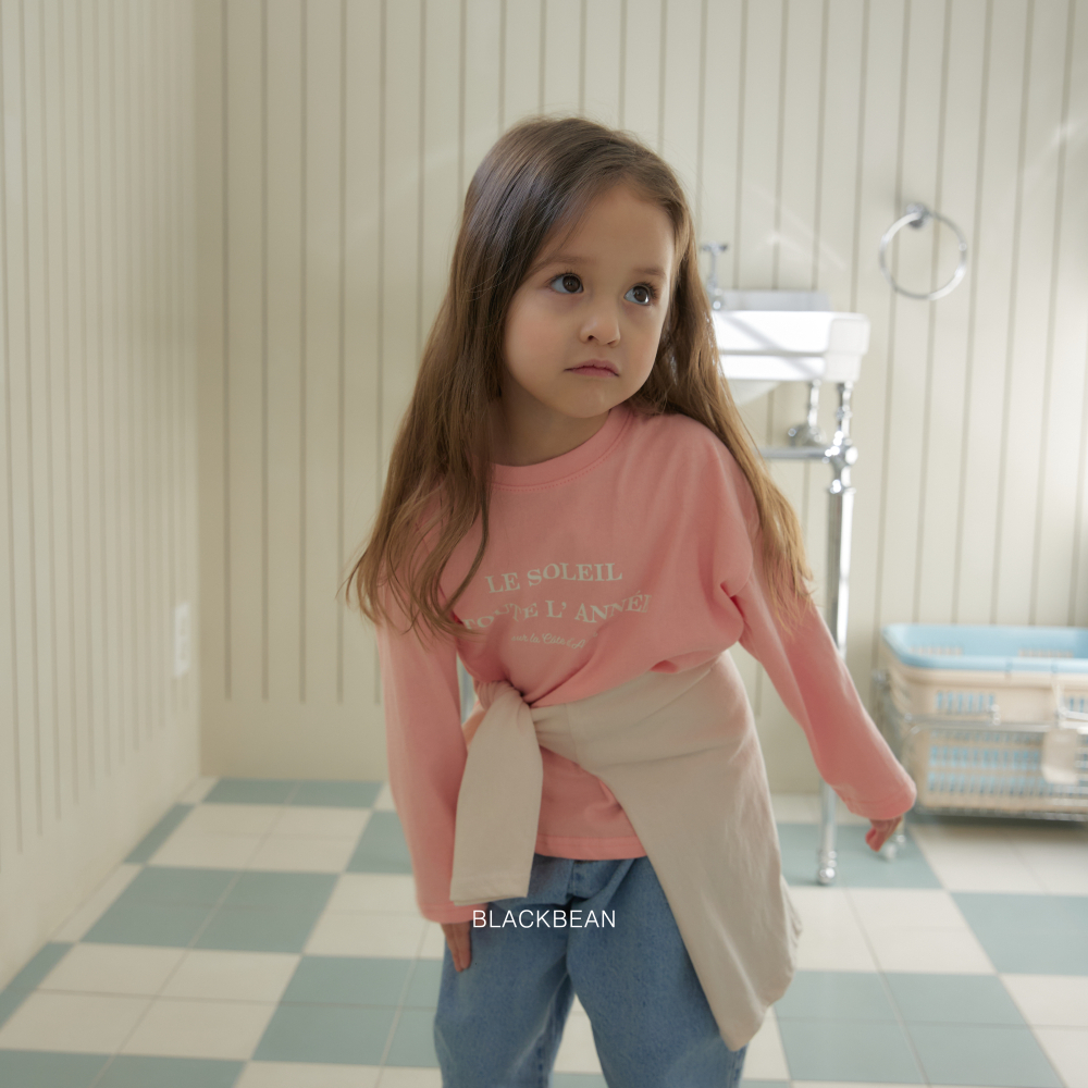 90-120 字母長袖上衣 2色