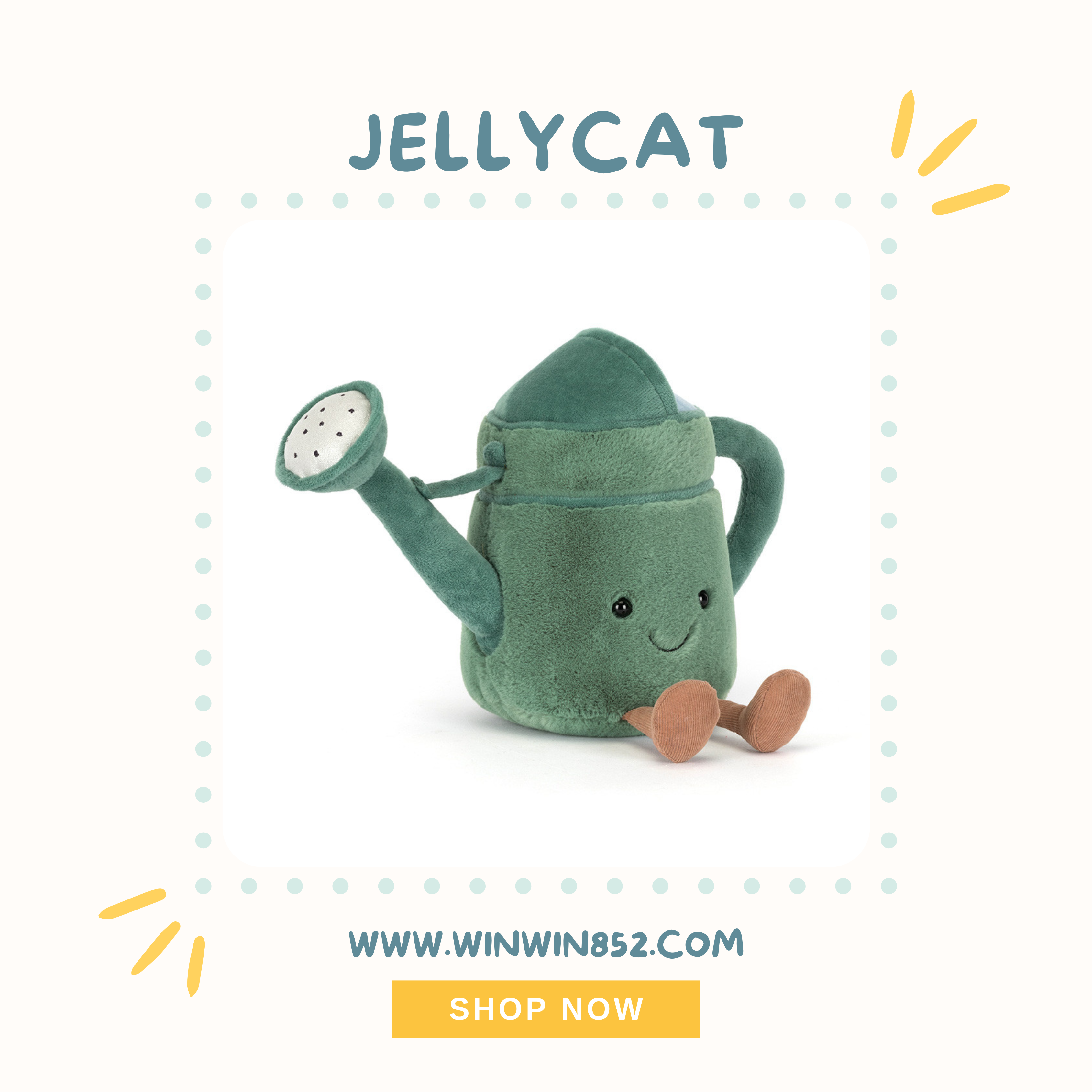 Jellycat Amuseables Watering Can