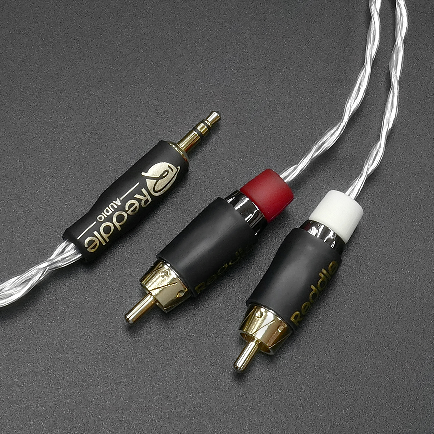 Reddle Audio - RN-MCP18 立體聲音頻訊號線 | 3.5mm > RCA | 銅鍍銀 | 0.5/1/2M