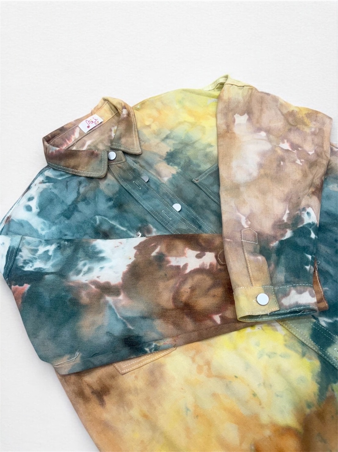 慕慕卡樂 / ice dyed 冰染襯衫