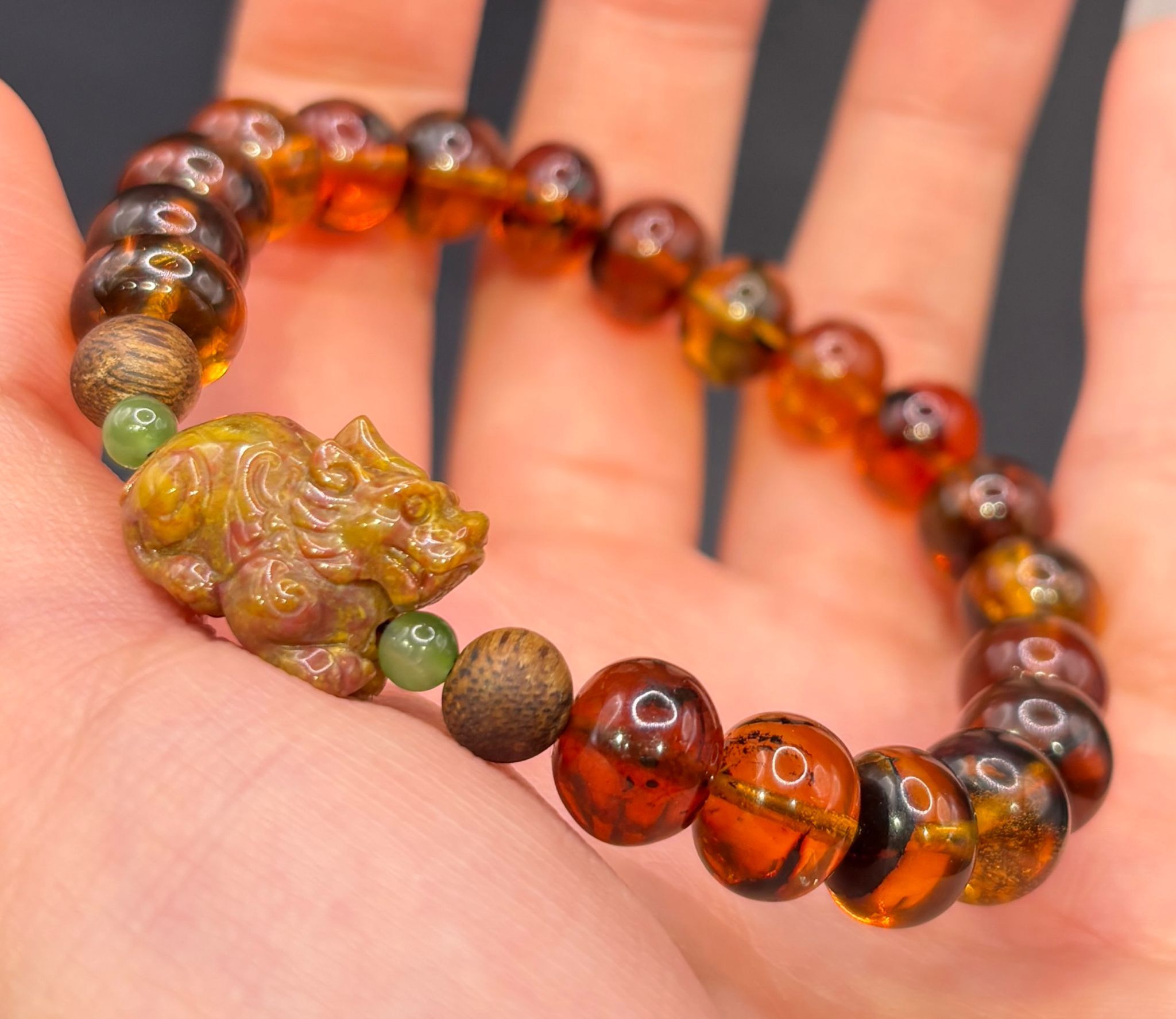 NC260119-H136-EXB067-夢裏尋財手串(需留中文全名，已包開光，會提供開光視頻，3月頭到貨只限尖沙咀門店自取）