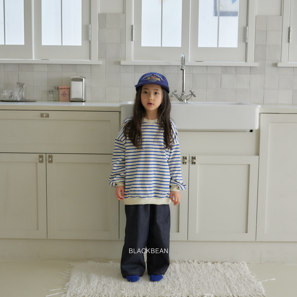 90-120 深色牛仔寬褲