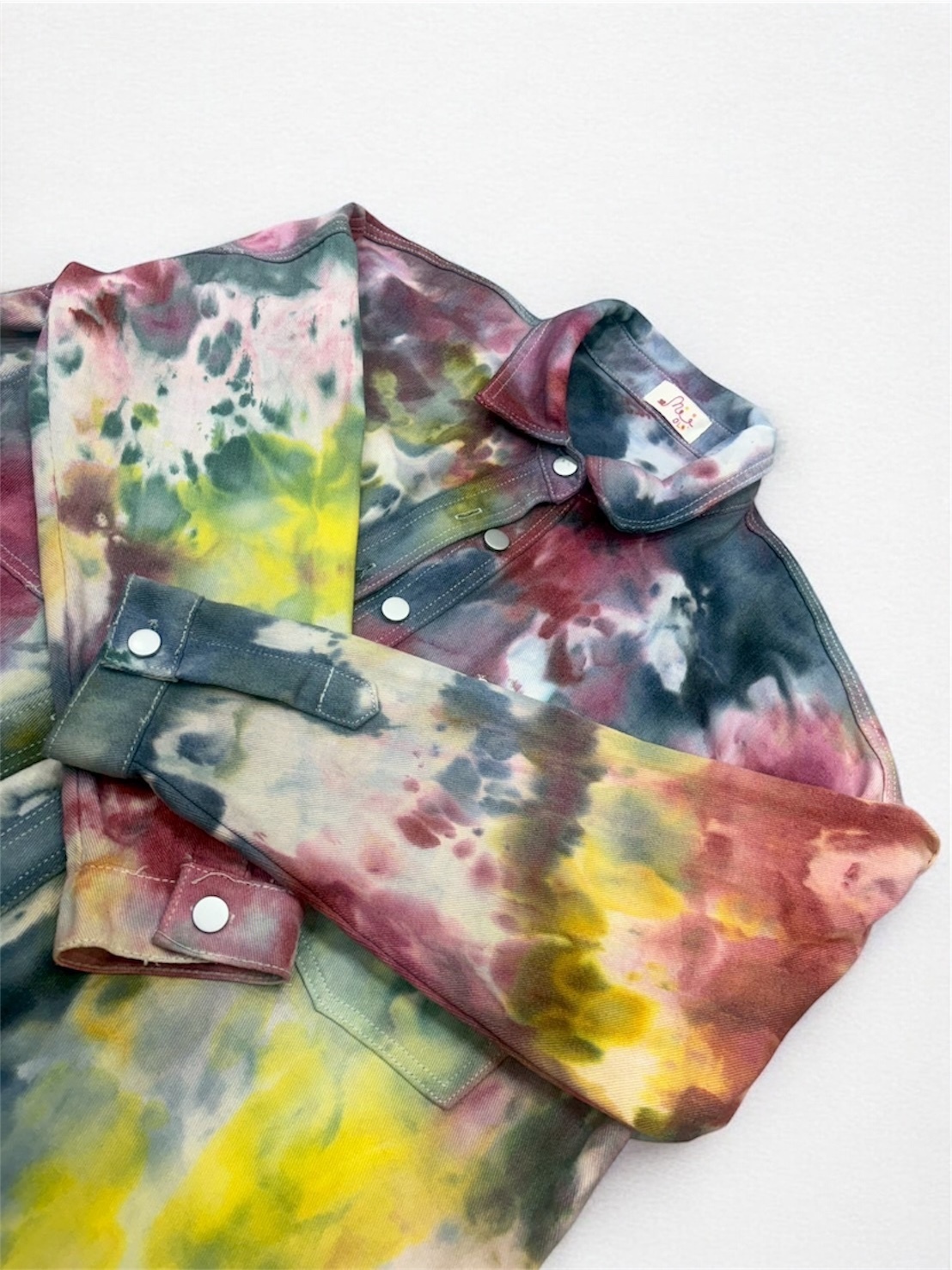 慕慕卡樂 / ice dyed 冰染襯衫