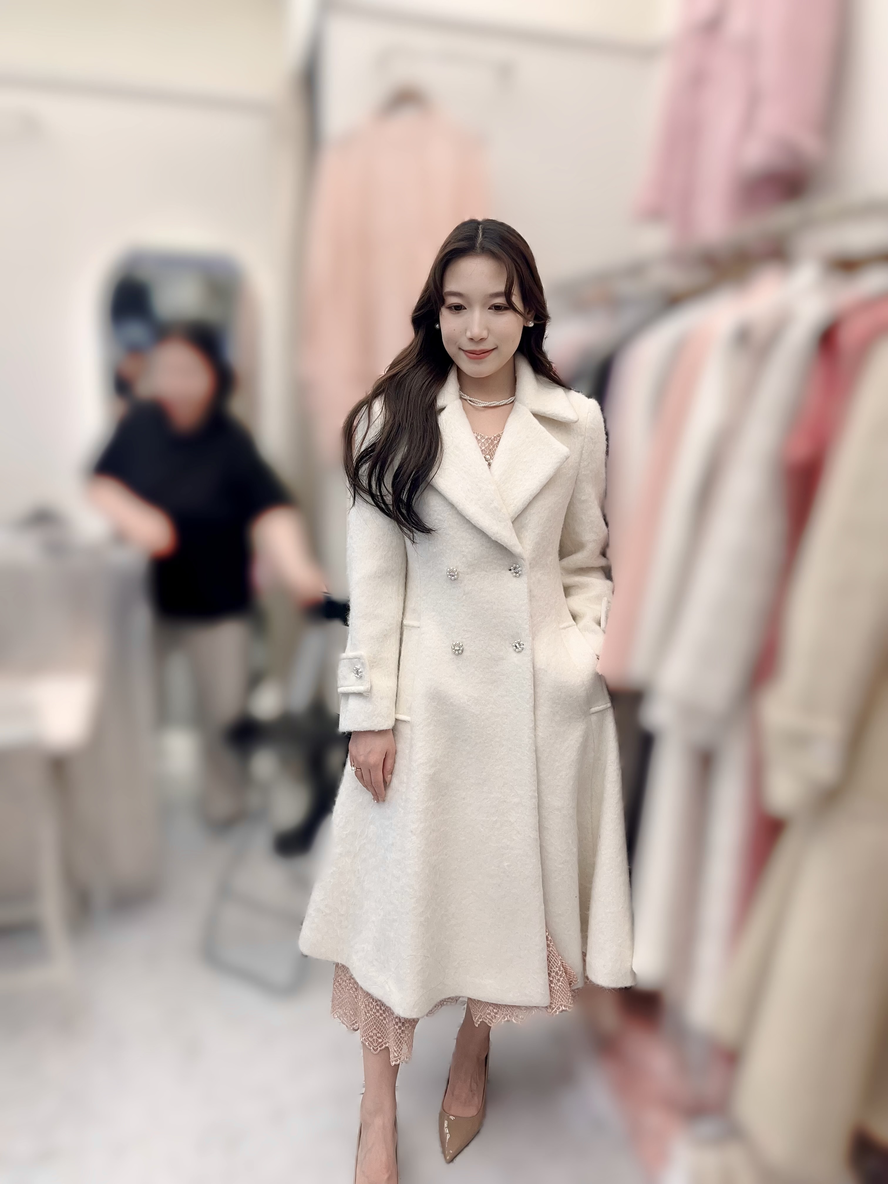 CT13 貴氣長褸 羊毛65%  S:胸37 腰33 HIP50 長43.5 / M:胸39 腰35 HIP52 長44.5 $1499 (一口價) 校長同款❤️人氣NO:3🥉