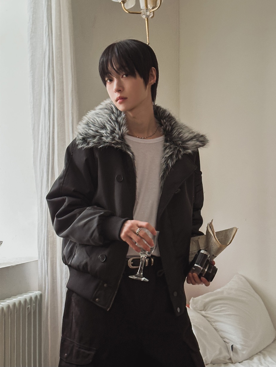 Rico 高領毛絨夾克