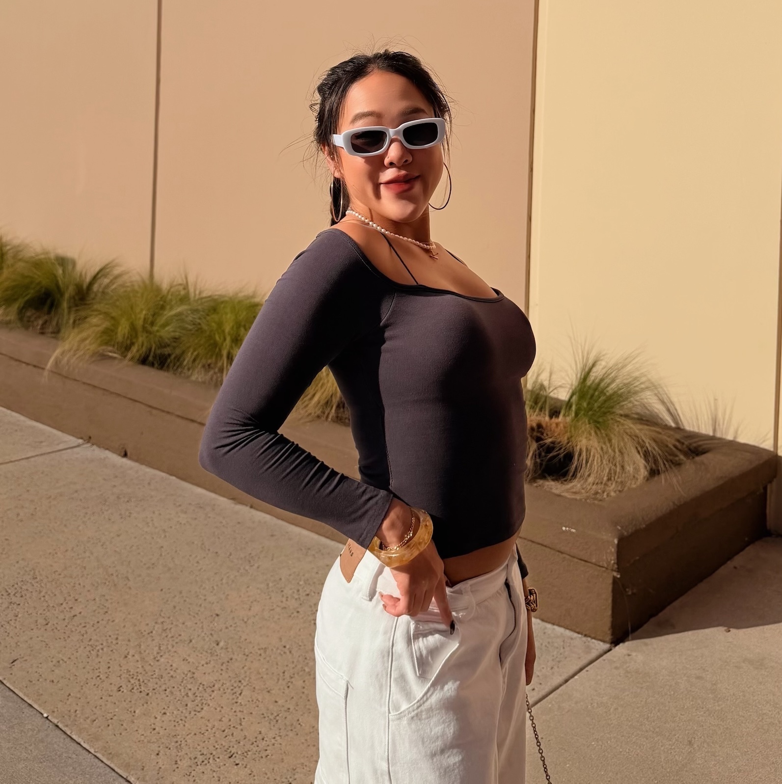 𝑫𝒂𝒊𝒍𝒚 𝑩𝒓𝒂𝑻𝒐𝒑 ☁️美式方領細肩braTop(3色)