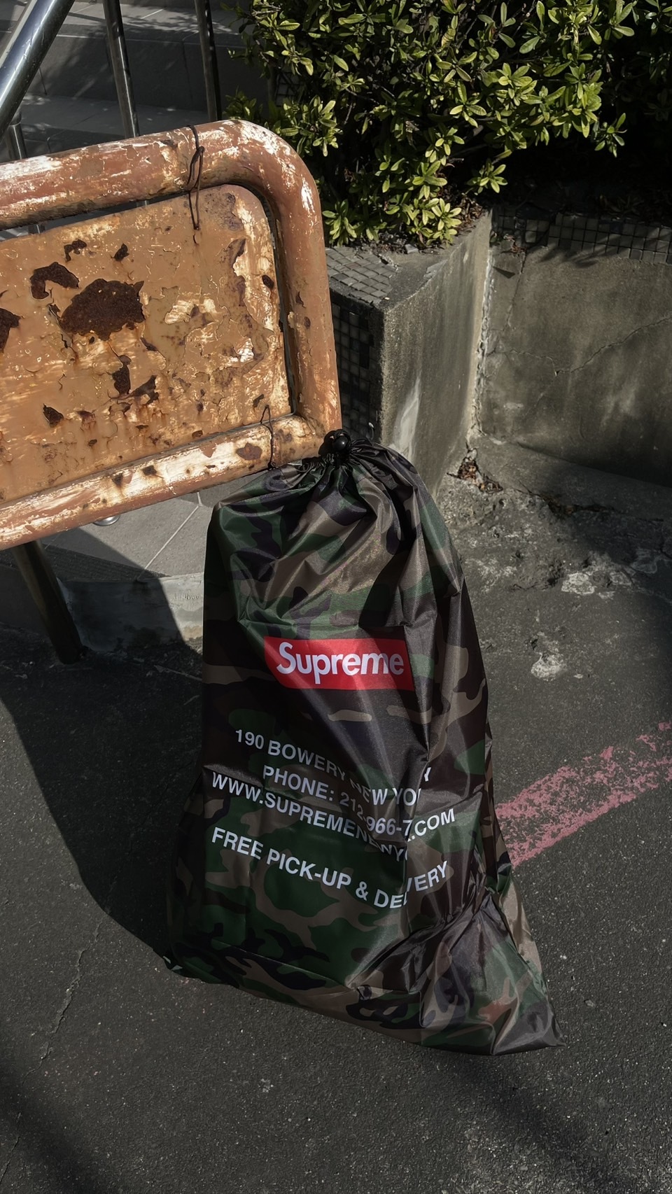 Supreme 迷彩 束袋 洗衣袋