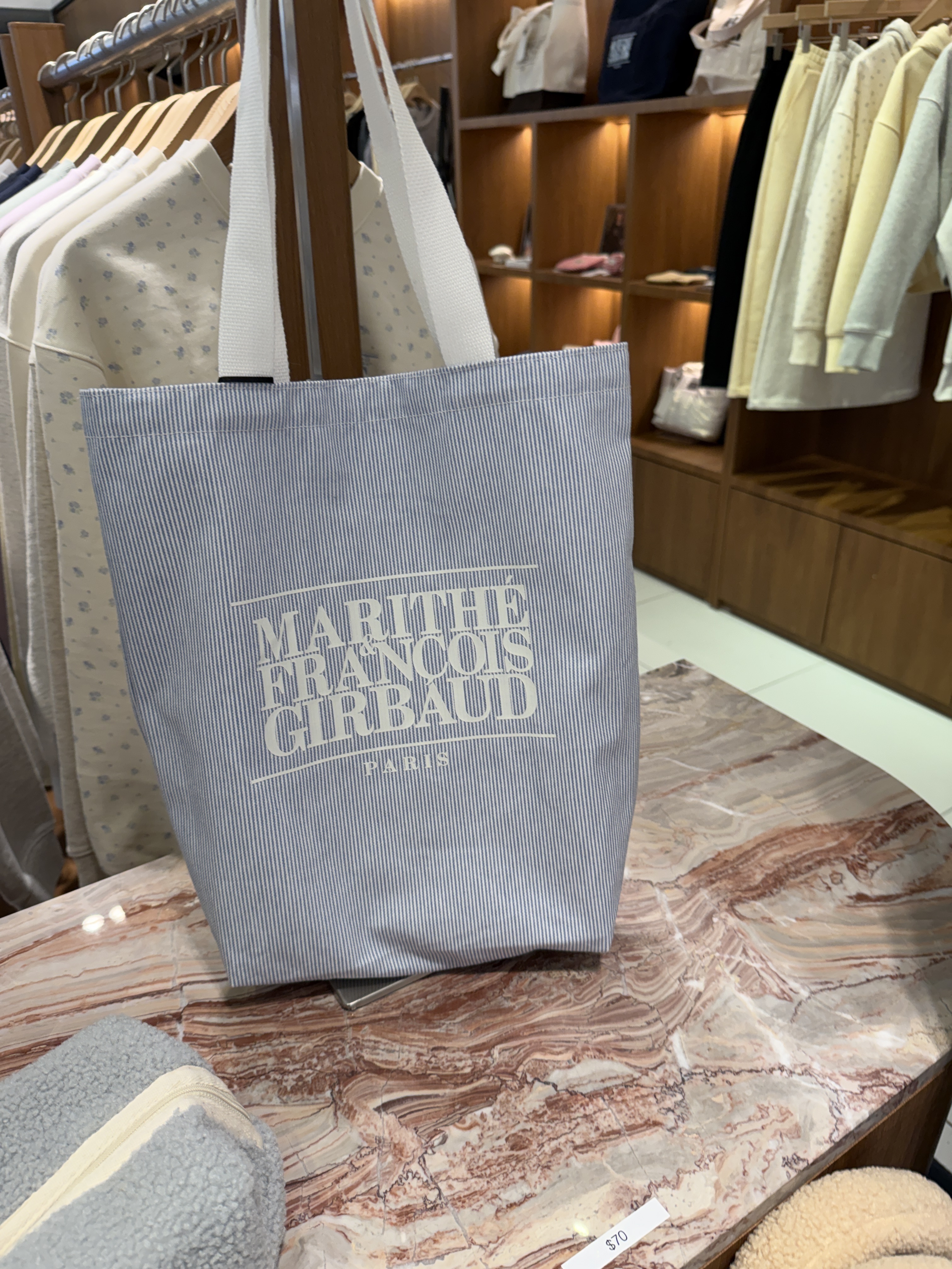 <韓國代購> MARITHE FRANCOIS GIRBAUD STRIPE ECO BAG