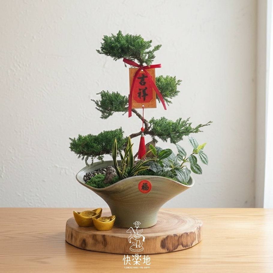 步步登高I 松柏塑態盆景GF260898