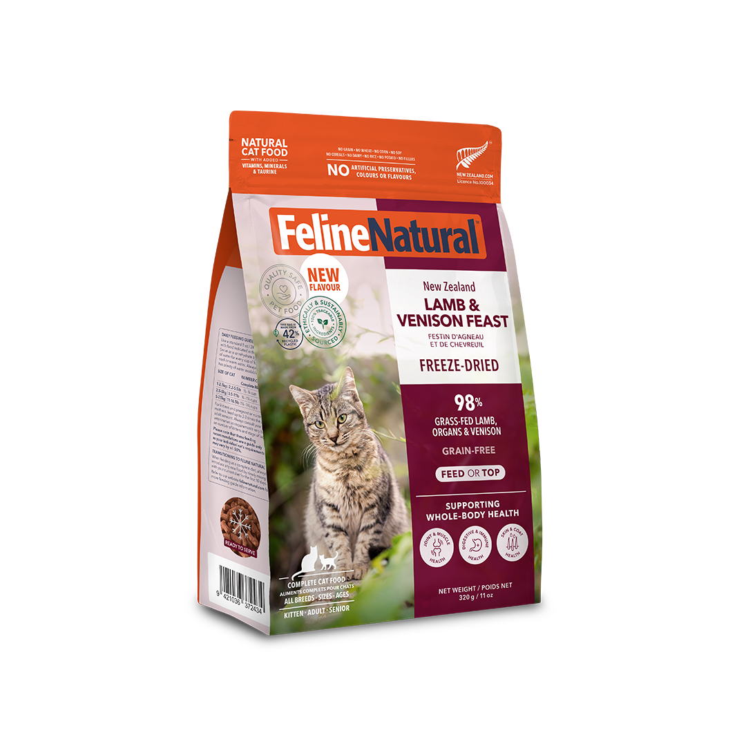 K9 Feline Natural - 凍乾脫水糧 羊肉鹿肉盛宴 Freeze Dried Lamb & Venison Feast 320g
