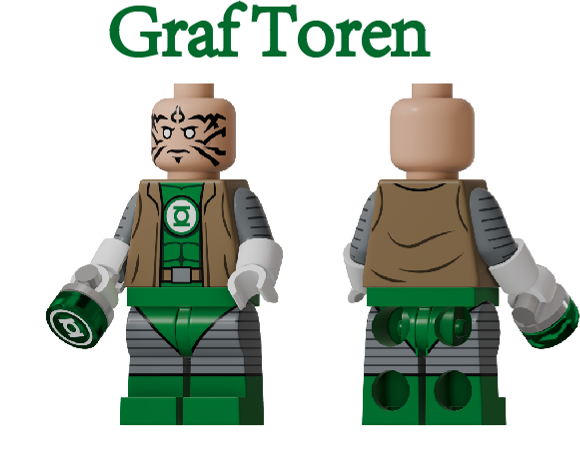 【ZKJ.Brick】綠燈俠 - 托倫伯爵和柯特卡拉克