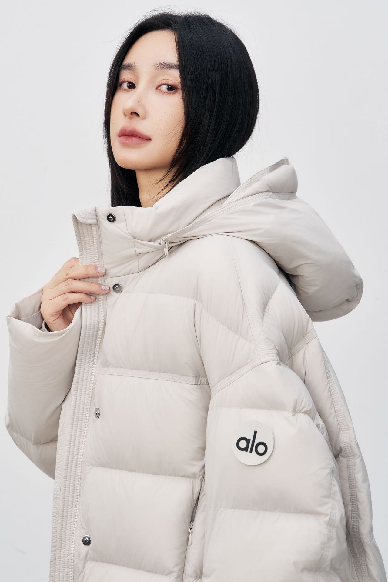 美國 ALO 連帽羽絨 外套