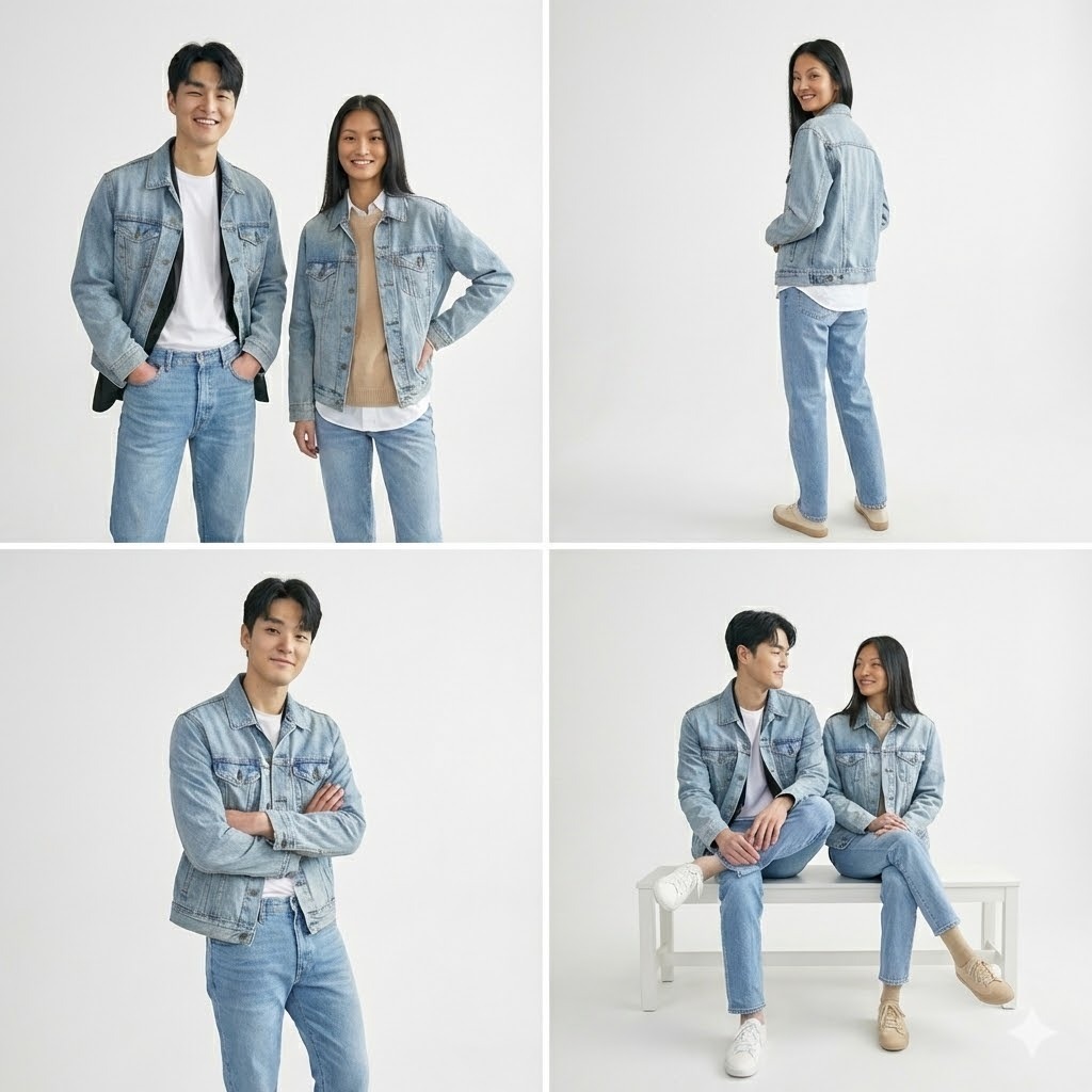 【預購】LEVIS H012054 寬鬆版牛仔外套