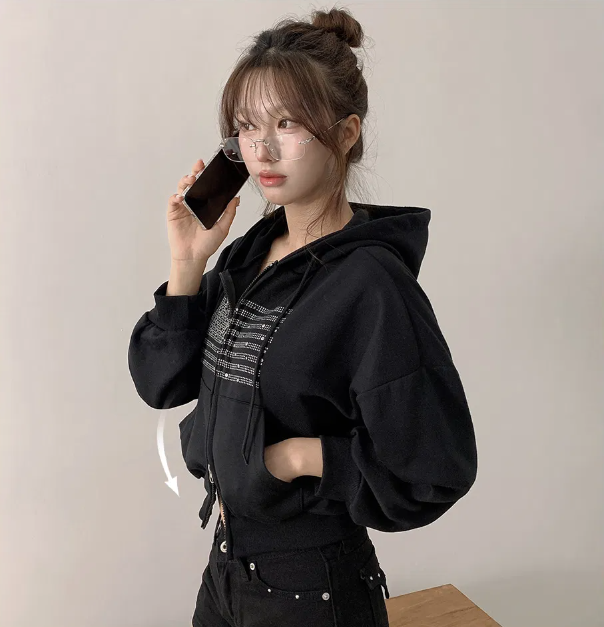 春季預訂｜閃光星條旗雙向連帽拉鍊衫