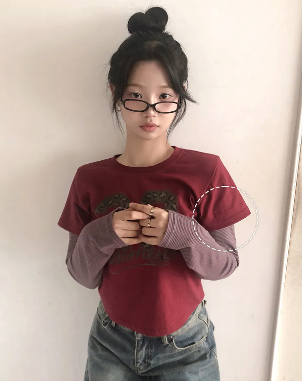 春季預訂｜23短袖疊層長袖T 恤