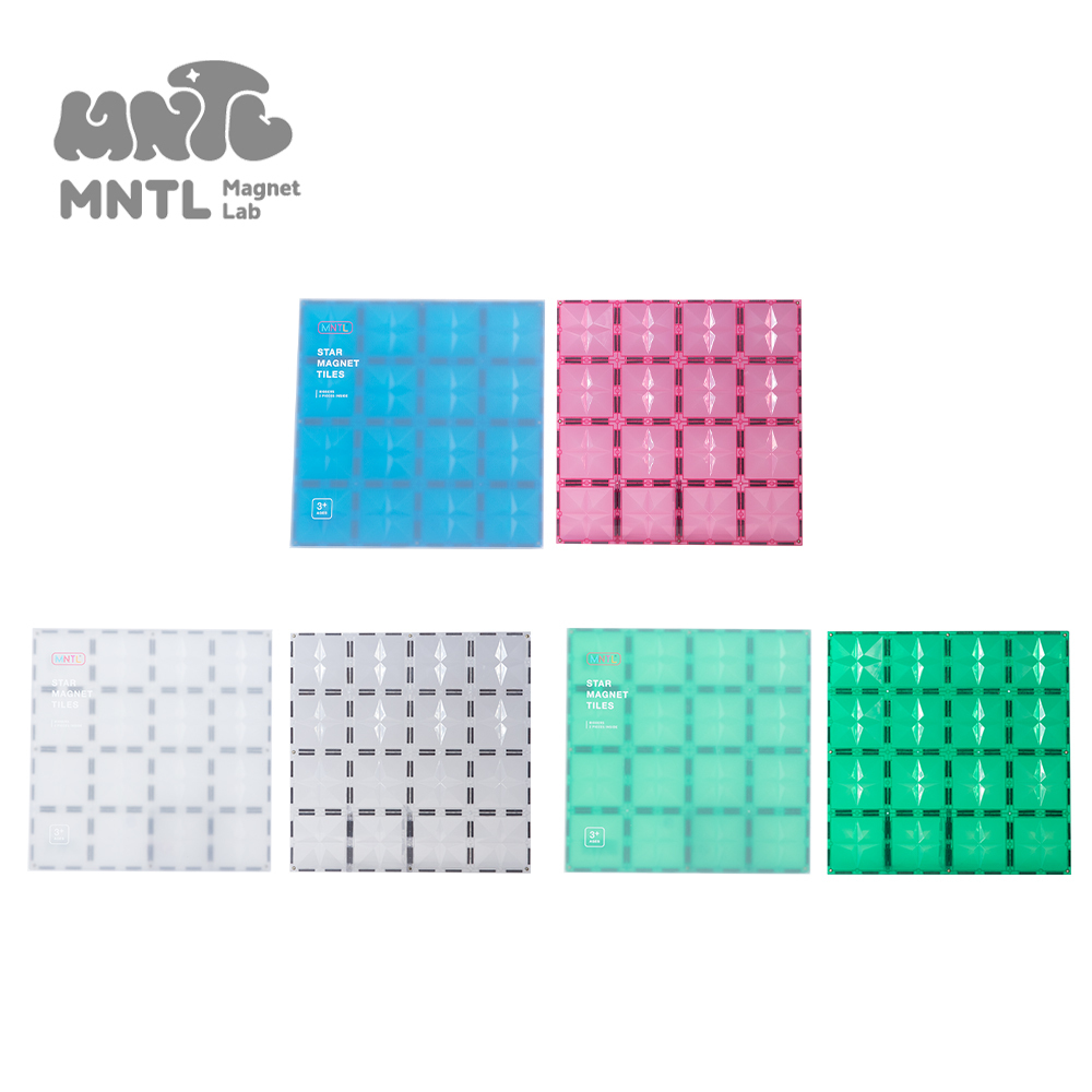 【MNTL】磁力積木 /磁力片配件  大傢伙 Biggers  -經典 / 透明 / 綠色 三色可選