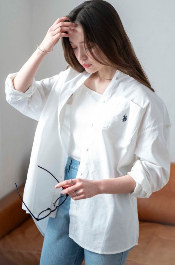 （現貨）U.S. POLO ASSN. 左胸小標 長袖 襯衫 USPOLO19