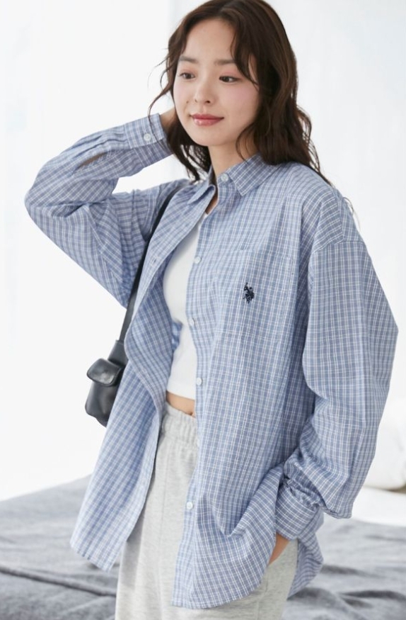（現貨）U.S. POLO ASSN. 左胸小標 長袖 襯衫 USPOLO19