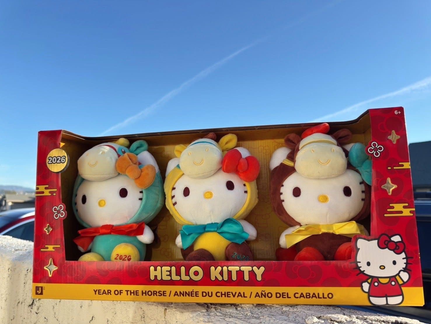 美國直送 Hello Kitty 馬年限定禮盒三入組