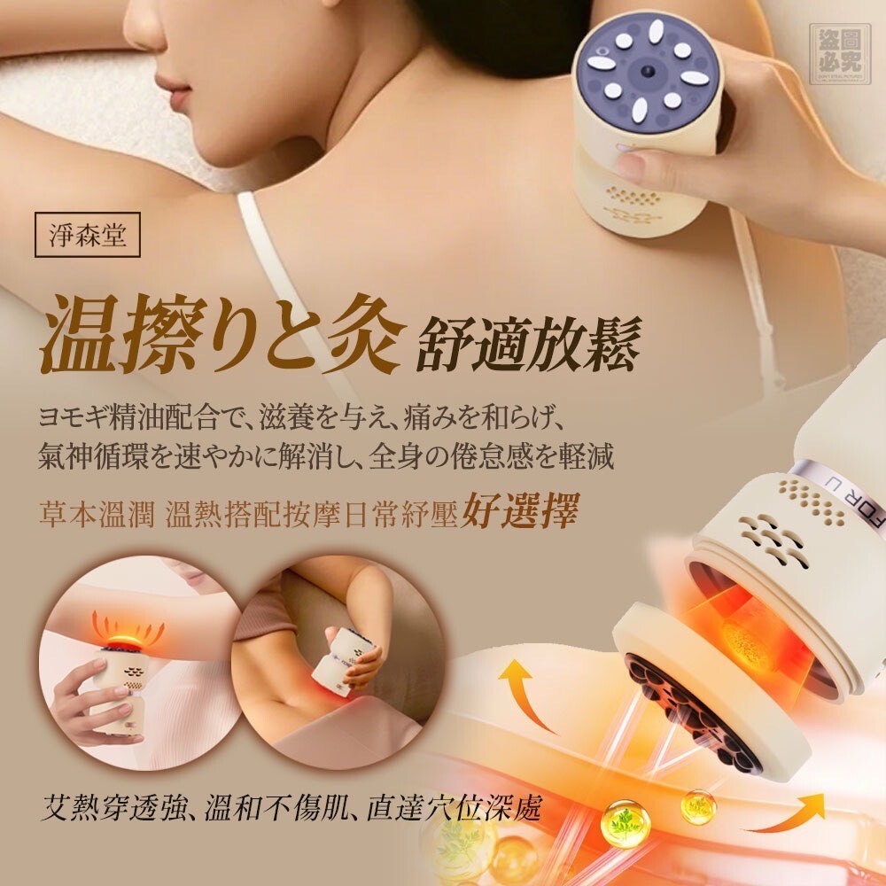 淨森堂手持式艾灸導入儀